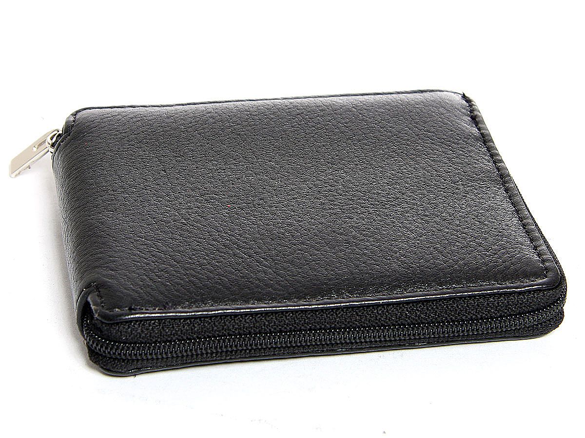 Men's RFID Double Bill Bifold Leather 9 Credit Card 1 Id Window in ...